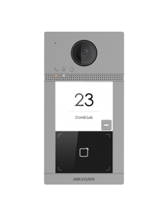 Panou exterior videointerfon TCP/IP pentru 1 familie, Wi-Fi 2.4GHz, control acces integrat - HIKVISION