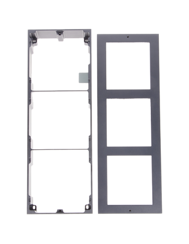 Rama montaj aparent, 3 module, pentru Interfon modular - HIKVISION