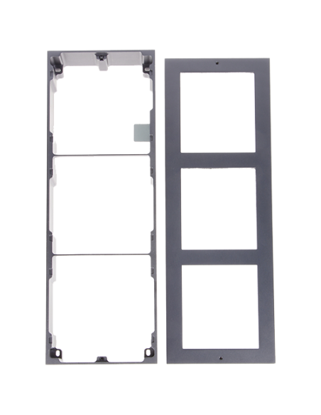Rama montaj aparent, 3 module, pentru Interfon modular - HIKVISION