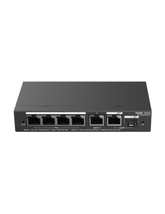Switch 4 porturi PoE Gigabit 54W, uplink 2 x RJ45 + 1 x SFP, Cloud Management 2