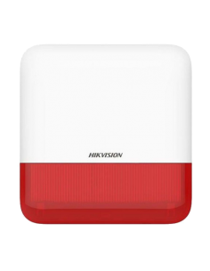 Sirena wireless AX PRO de exterior cu flash, led Rosu, 868Mhz - HIKVISION