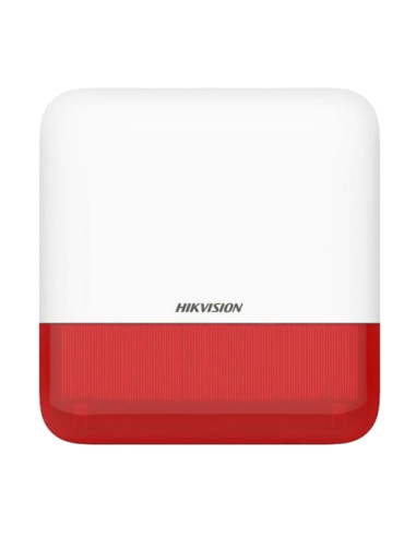 Sirena wireless AX PRO de exterior cu flash, led Rosu, 868Mhz - HIKVISION
