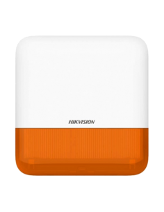 Sirena wireless AX PRO de exterior cu flash, led Portocaliu, 868Mhz - HIKVISION