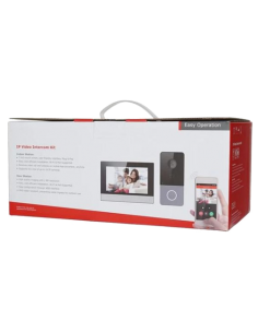 KIT videointerfon TCP/IP pentru 1 familie, monitor TFT LCD 7 inch - HIKVISION 2