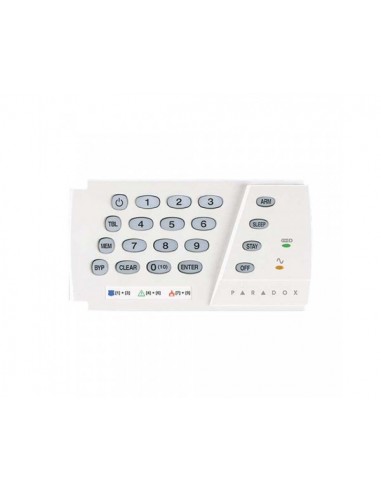 Tastatură LED pe fir 10 zone Paradox K636