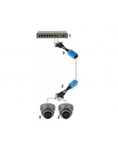 ADAPTOR AD-UTP/R 2x RJ45 / 1x RJ45 2